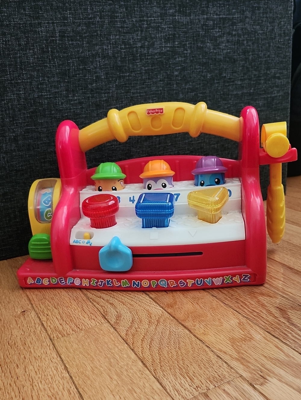 Fisher-Price Busy Pop-Up Hammer Toy - Red, Yellow, Blue, Green, Purple